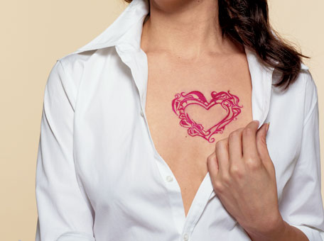 Design Beauty Heart Tattoo
